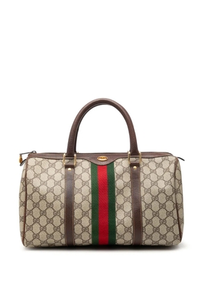 Gucci Pre-Owned 20th Century GG Supreme Web boston bag - Neutrals