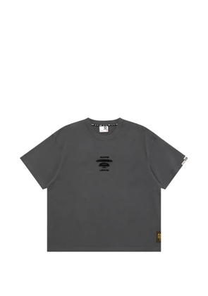 AAPE BY *A BATHING APE® embroidered logo-patch T-shirt - Grey