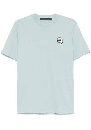 Karl Lagerfeld Karl Ikon-patch T-shirt - Blue