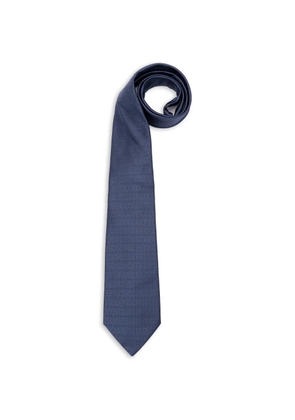 Elios Milano Sagittarius geometric-pattern tie - Blue