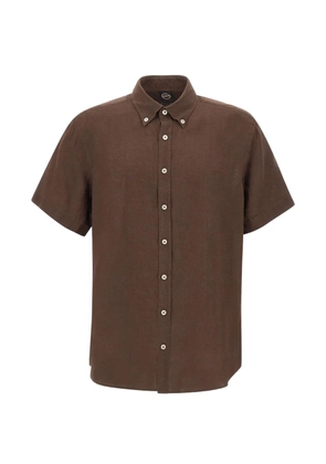 Colmar short-sleeve button-down shirt - Brown
