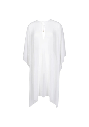 Fisico Azalea tie-fastening kaftan dress - White