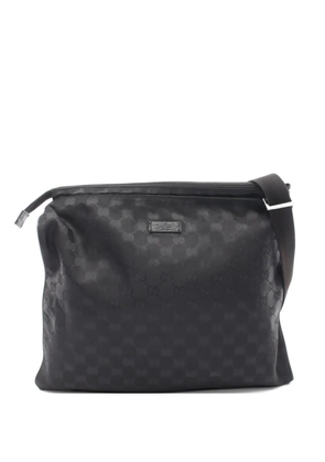 Gucci Pre-Owned 2000s GG-pattern shoulder bag - Black