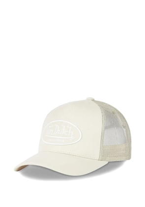 Von Dutch logo-patch mesh-panel cap - Neutrals