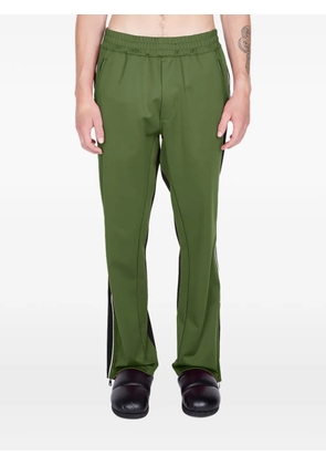 Moncler panelled trousers - Green