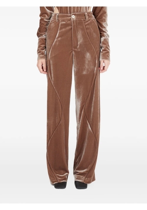 Ninamounah velvet trousers - Brown