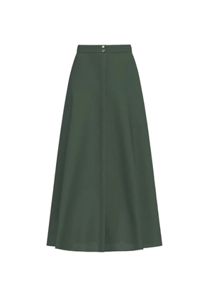 Marella A-line button-fastening skirt - Green