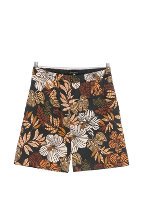 Brian Dales floral-print shorts - Black