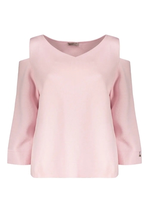 Herno V-neck top - Pink