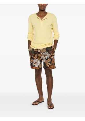 Brian Dales floral-print shorts - Black