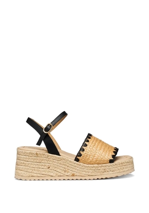 Geox woven platform espadrilles - Neutrals