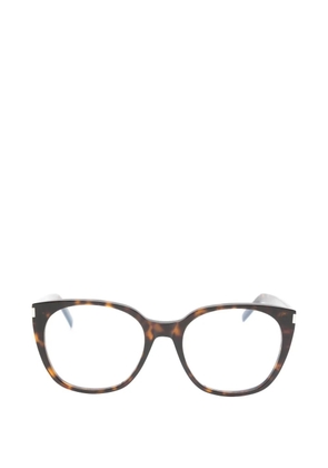 Saint Laurent Eyewear cat-eye frame glasses - Brown