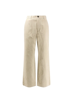 DUNST corduroy wide-leg trousers - Neutrals