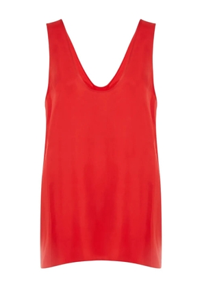 Another Tomorrow V-neck top - Red
