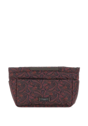 GIANNI CHIARINI Bags in Bag paisley-print clutch bag - Brown
