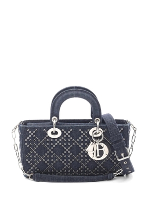 Christian Dior Pre-Owned 2000s medium Lady D-Joy eyelet tote bag - Blue