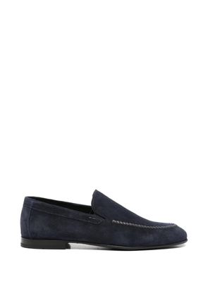 JOHN HARRISON whipstitch-trim loafers - Blue