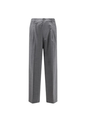 AMARANTO double-pleat trousers - Grey