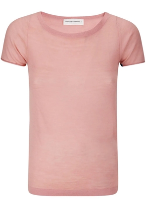 extreme cashmere Boat neck t-shirt - Pink