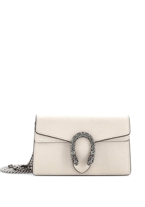 Gucci Pre-Owned Dionysus Bag Leather Super Mini clutch bag - Neutrals