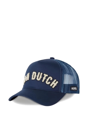 Von Dutch Buckl logo-patch mesh-panel cap - Blue