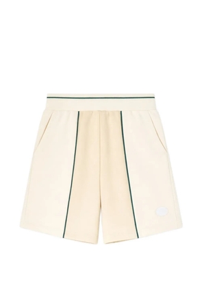 Ea7 Emporio Armani logo-patch side-seam shorts - Neutrals