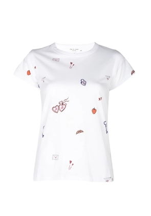 rag & bone graphic-print T-shirt - White