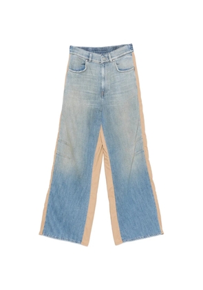 Circus Hotel panelled wide-leg jeans - Neutrals