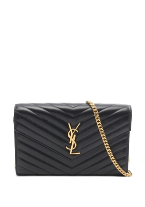 Saint Laurent Pre-Owned 2020s Cassandra quilted shoulder bag - Black