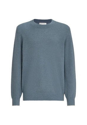 Brunello Cucinelli alpaca, cashmere and wool sweater - Blue