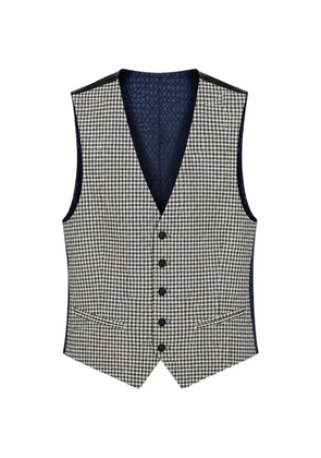 RAMON SANJURJO houndstooth-pattern waistcoat - Neutrals