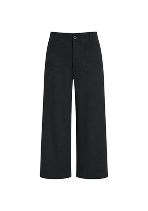 DKNY patch-pocket cropped trousers - Black