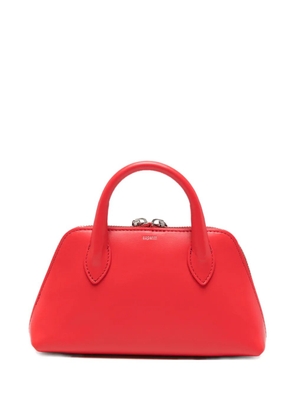 Coperni logo-print leather tote bag - Red