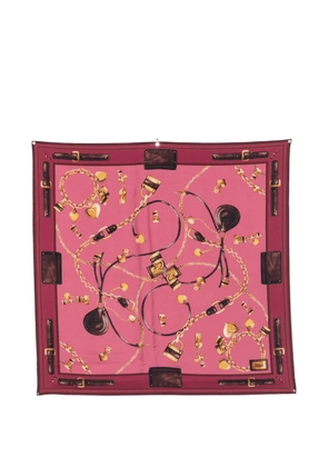 Chloé jewellery-print scarf - Pink