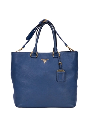 Prada Pre-Owned leather tote bag - Blue
