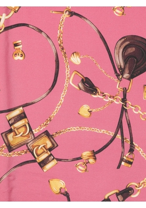 Chloé jewellery-print scarf - Pink