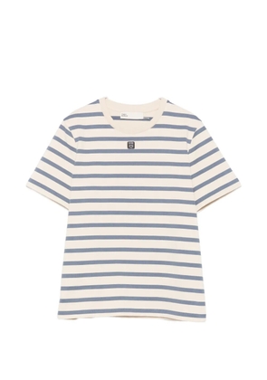 Tory Burch striped cotton T-shirt - Neutrals