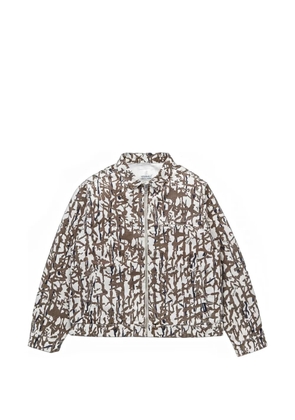 Gramicci Taos abstract-print jacket - Grey