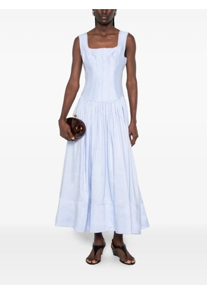 Aje Spirelle panelled midi dress - Blue