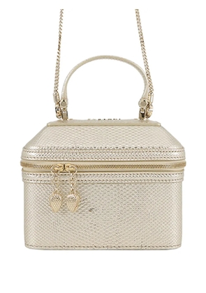 Bvlgari Pre-Owned 2021-2026 Embossed Leather Serpenti Forever Vanity Bag satchel - Gold