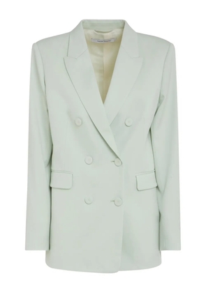 Another Tomorrow double-breasted wool blazer - Green