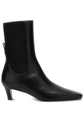 TOTEME 50mm leather boots - Black