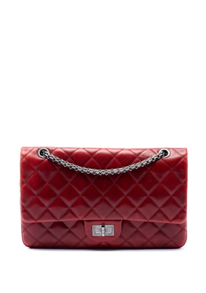 CHANEL Pre-Owned 2009-2010 Quilted Lambskin Reissue 2.55 Double Flap 227 shoulder bag - Red