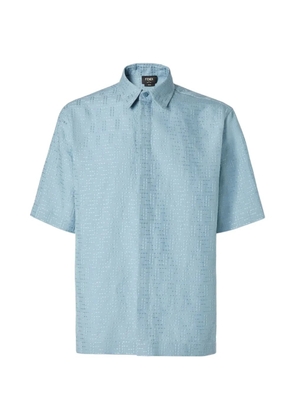FENDI FF jacquard shirt - Blue