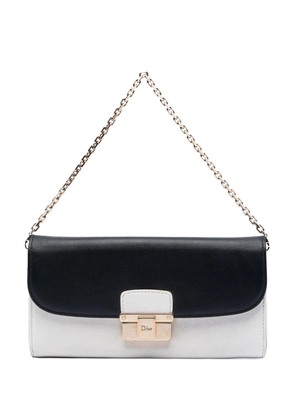 Christian Dior Pre-Owned 2014 Bicolor Calfskin Diorling Wallet on Chain handbag - Black