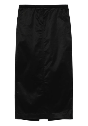 TOTEME Straight midi skirt - Black