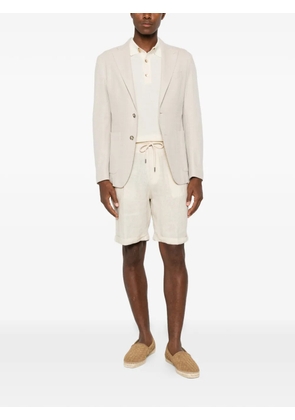 Manuel Ritz single-breasted notch-lapel blazer - Neutrals