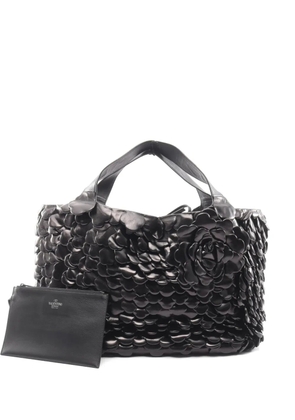 Valentino Garavani Pre-Owned 2010s L'Atelier 03 Rose Edition tote bag - Black