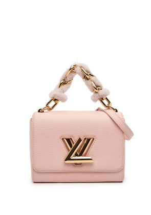 Louis Vuitton Pre-Owned 2021-2026 Taurillon Shearling Braided Handle Twist PM satchel - Pink