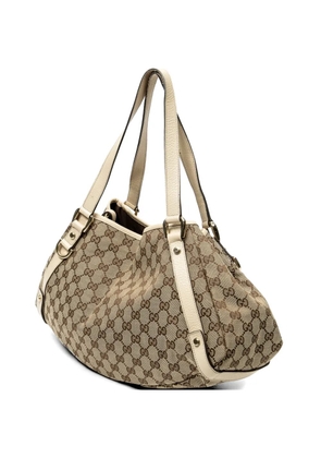 Gucci Pre-Owned Abbey GG-canvas shoulder bag - Neutrals